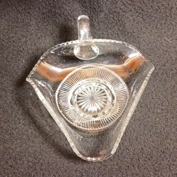 EAPG "Colorado" Pattern Three-sided Nappy Pre-1900 Antique - Picture 2 of 6